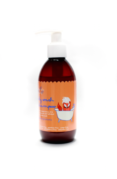 Naturals Beauty Kids Shampoo and Body Wash 200ml
