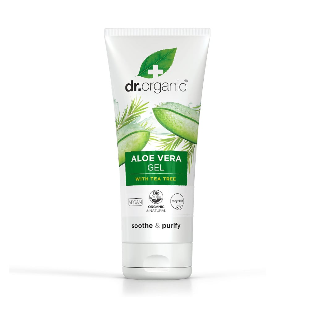 Dr Organic Aloe Vera Gel With Organic Tea Tree Oil 200ml