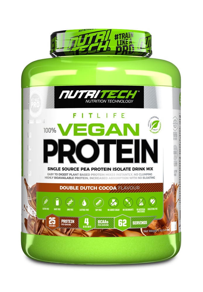 Nutritech 100% Vegan Protein Double Dutch Cocoa 2kg