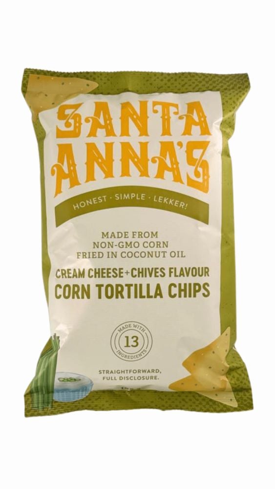 Santa Anna's Corn Chips Cheese & Chive 185g