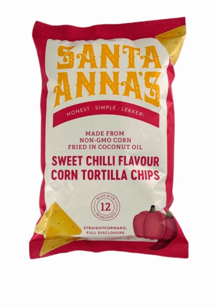 Santa Anna's Corn Chips Sweet Chilli 185g