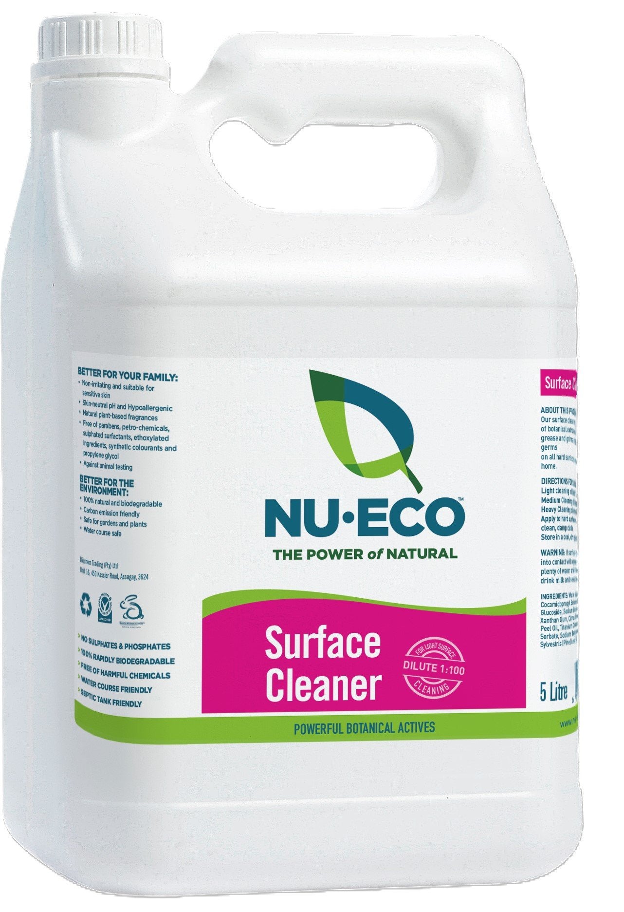 Nu-Eco Surface Cleaner 5L