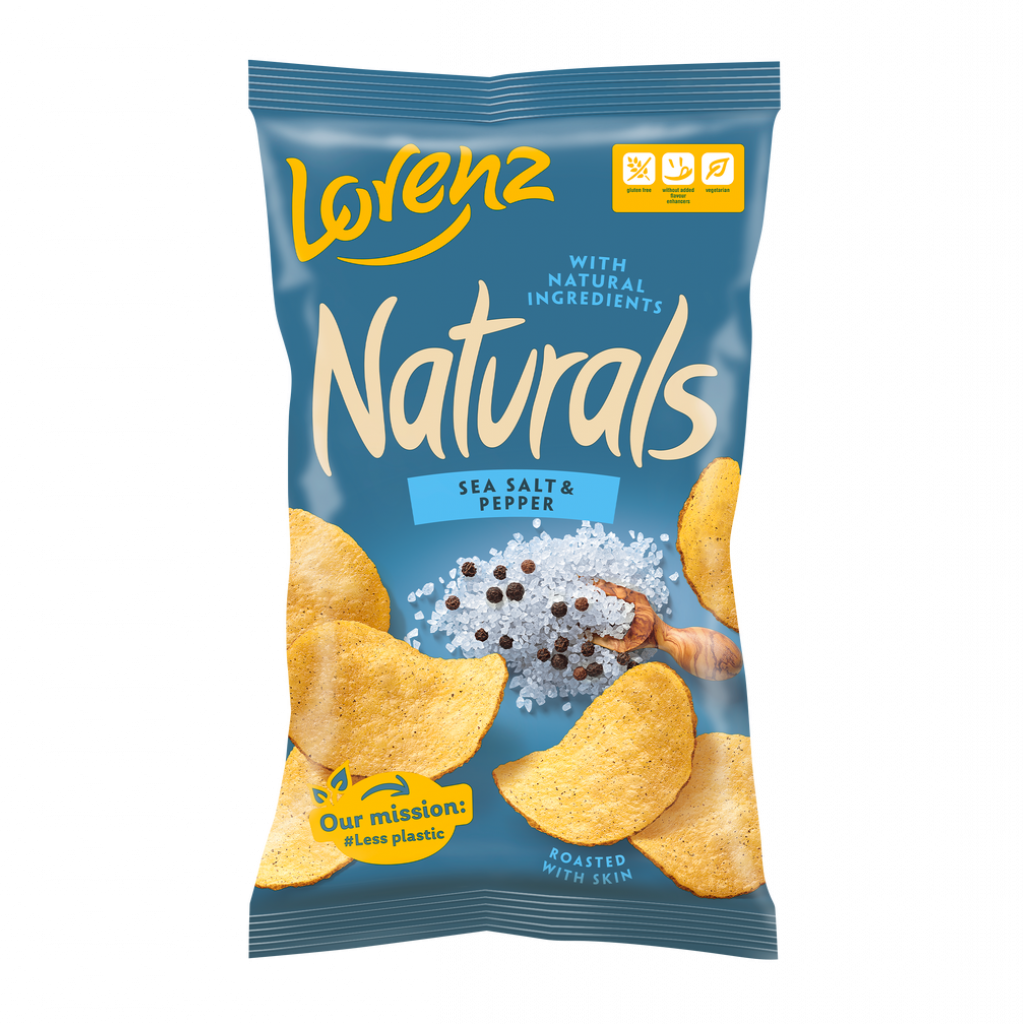 Lorenz Naturals Chips Salt & Pepper 100g