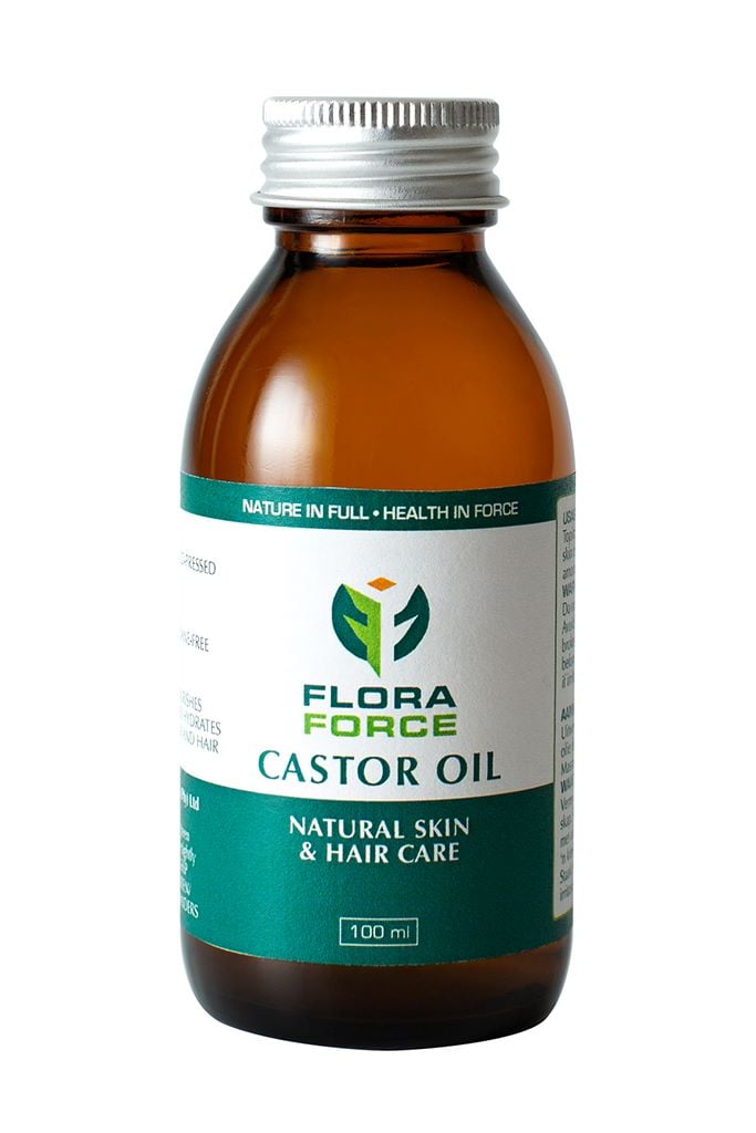Flora Force Castor Oil (Cold pressed, hexane free) 100ml