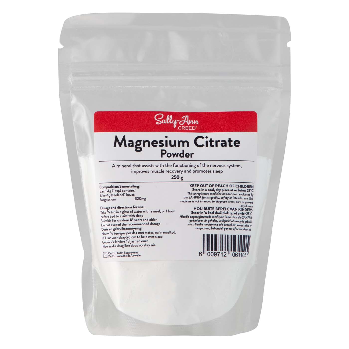 Sally-Ann Creed Magnesium Citrate 250g