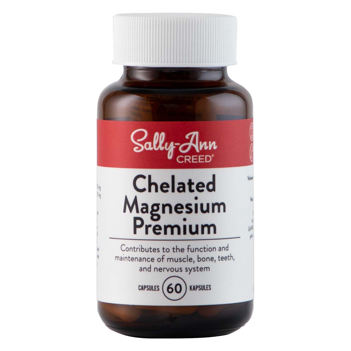 Sally-Ann Creed Magnesium Premium Chelated 60s