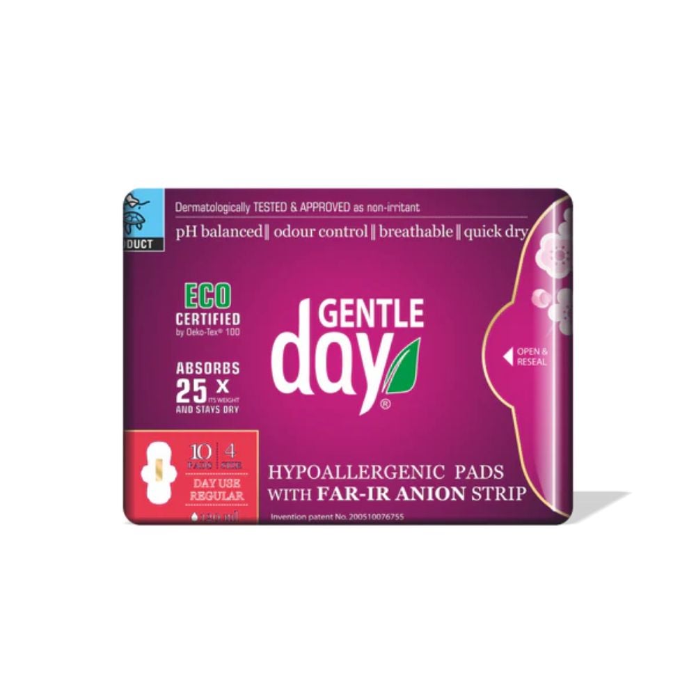 Gentle Day Organic Pads Regular Flow 10s