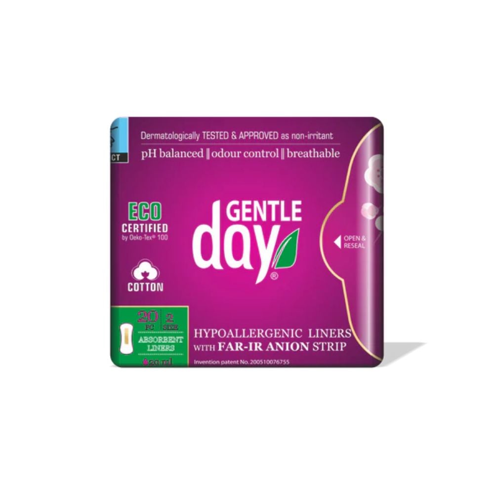 Gentle Day Organic Cotton Absorbent Liners 20s