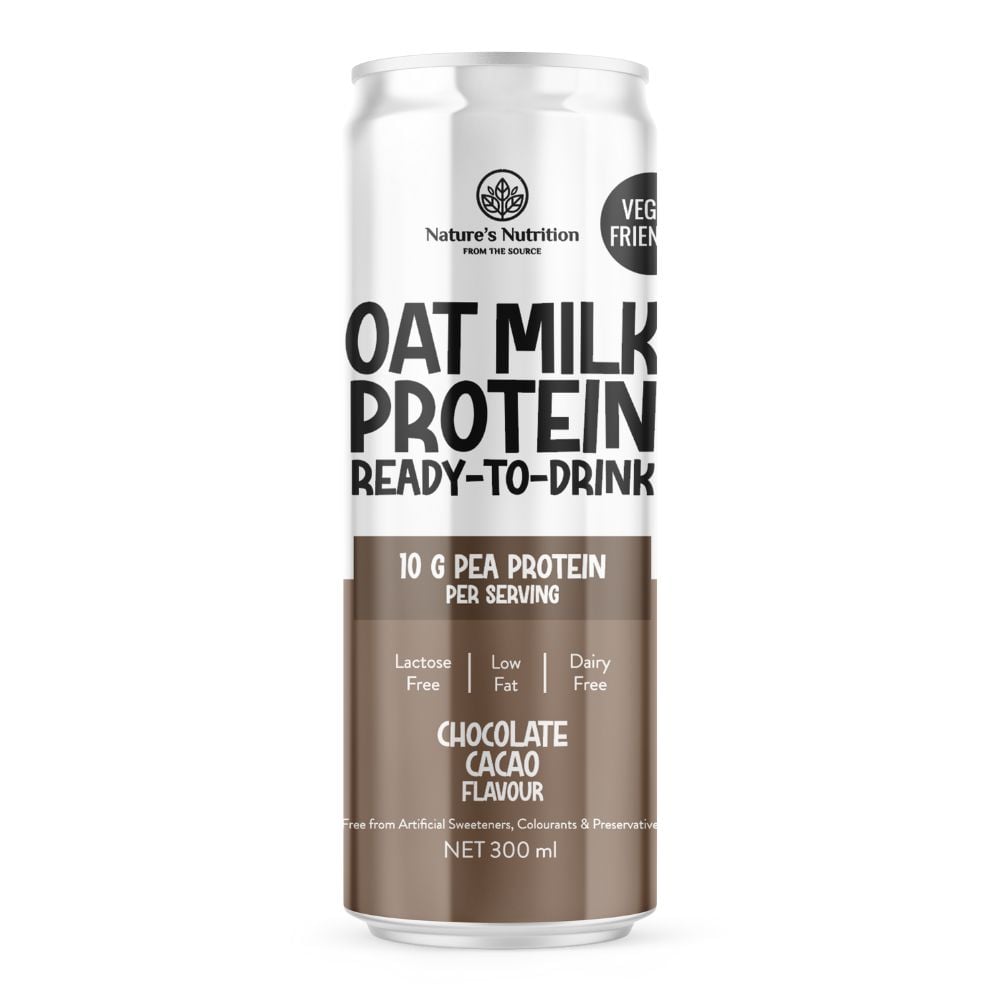 Nature's Nutrition Oat Milk Protein Ready-To-Drink Chocolate Cacao 300ml