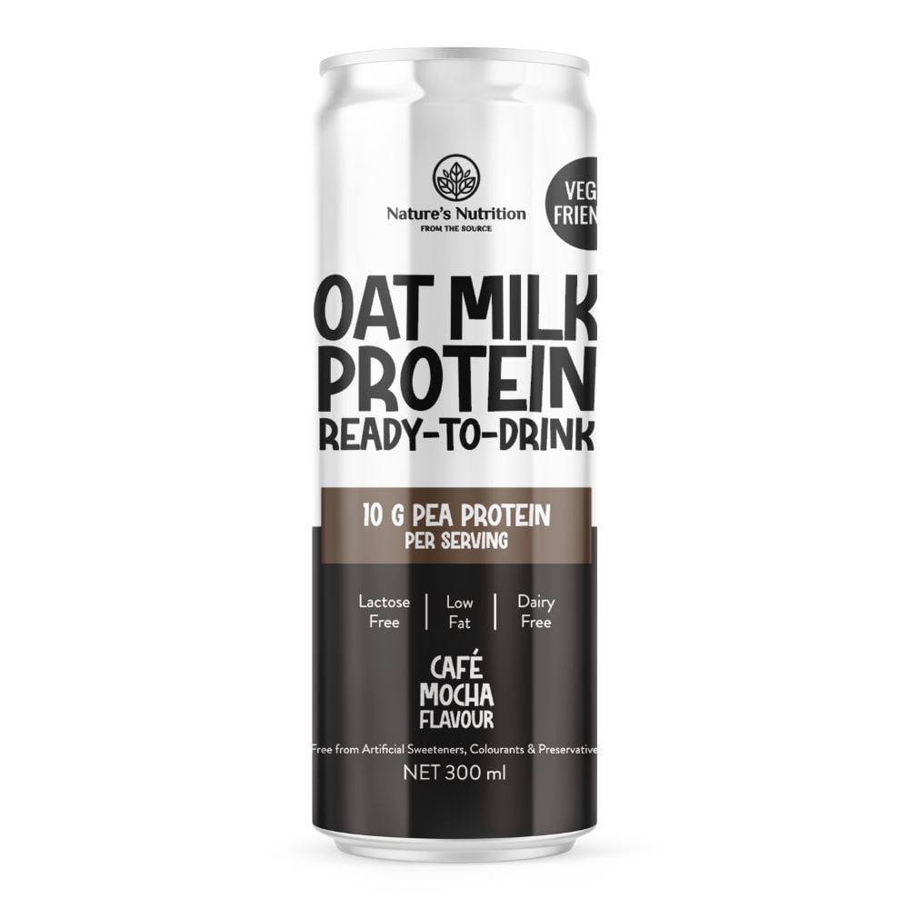 Nature's Nutrition Oat Milk Protein Ready-To-Drink Café Mocha 300ml