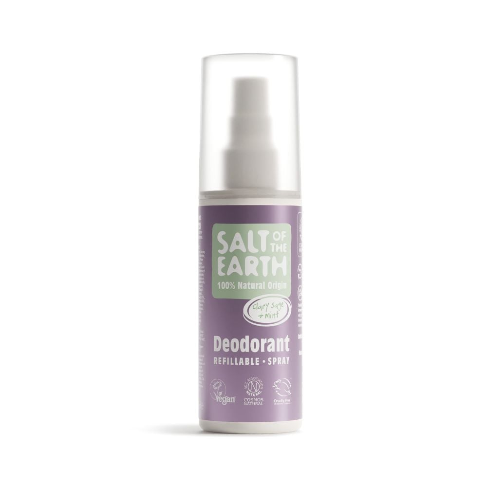 Salt of the Earth Deodorant Spray Clary Sage & Mint Natural 100ml