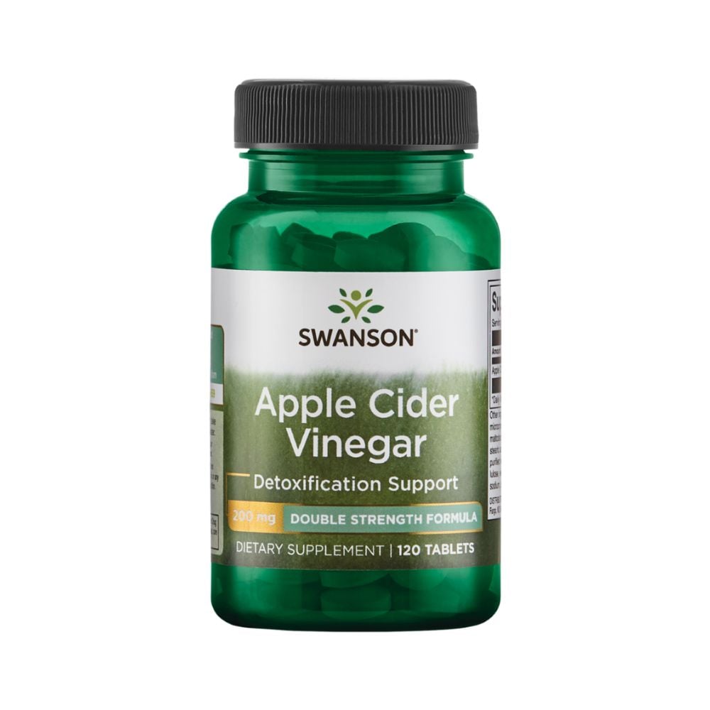 Swanson Apple Cider Vinegar Double Strength 200mg 120s