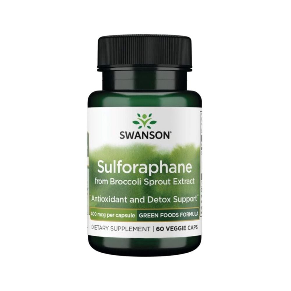 Swanson Sulforaphane from Broccoli Sprout Extract 400mcg 60s