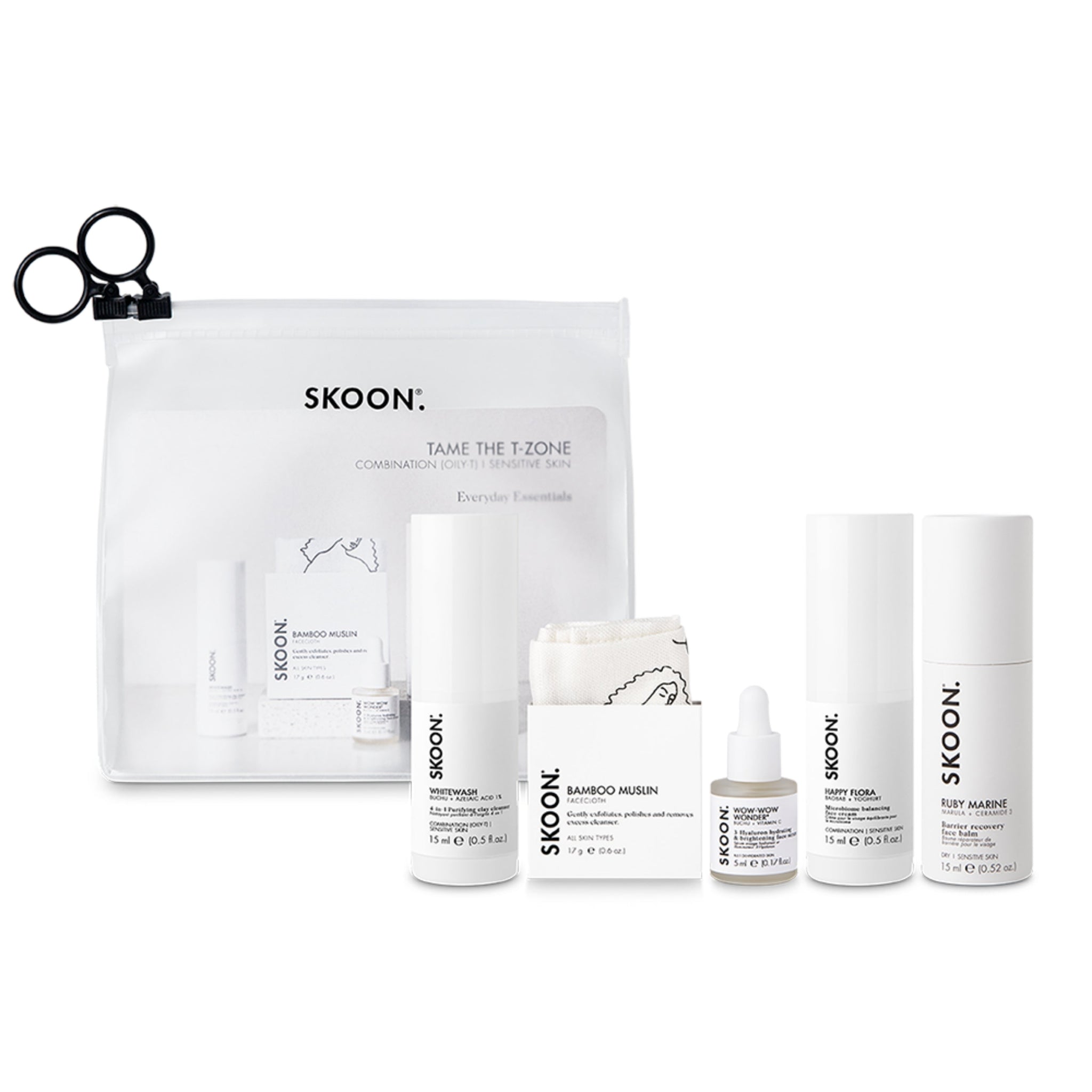 SKOON Tame The Zone Combination ( Oily T) + Sensitive Skin Set