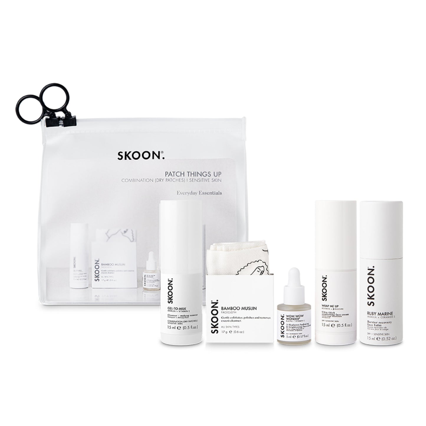 SKOON Patch Things Up Combination (Dry Patches) + Sensitive Skin Set