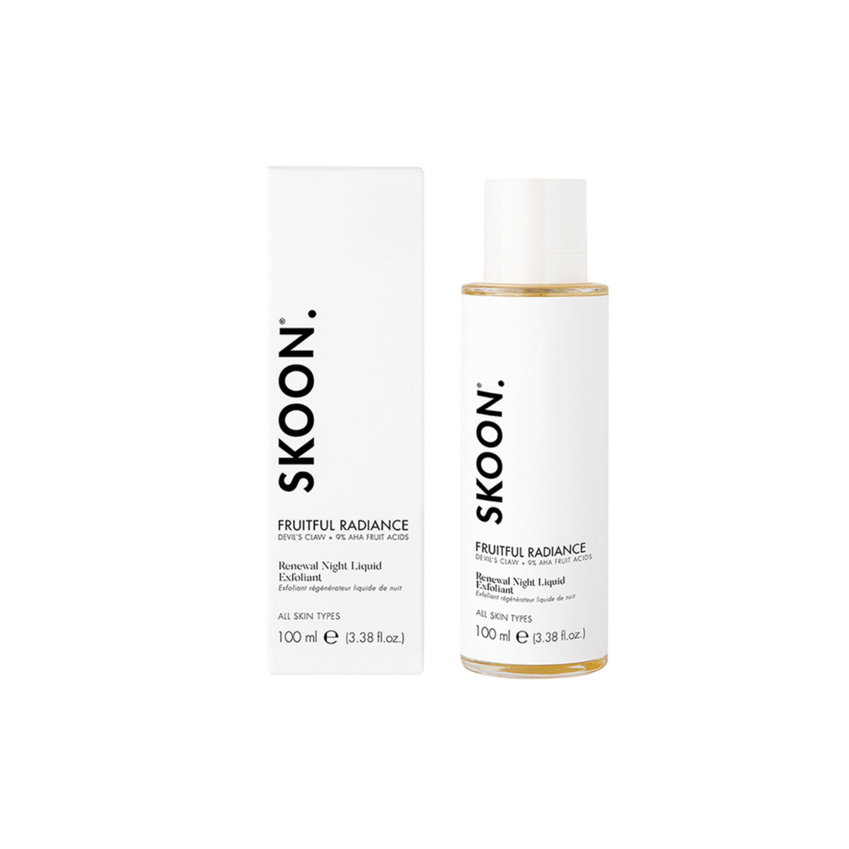 SKOON Fruitful Radiance Renewal Night Liquid Exfoliant 100ml