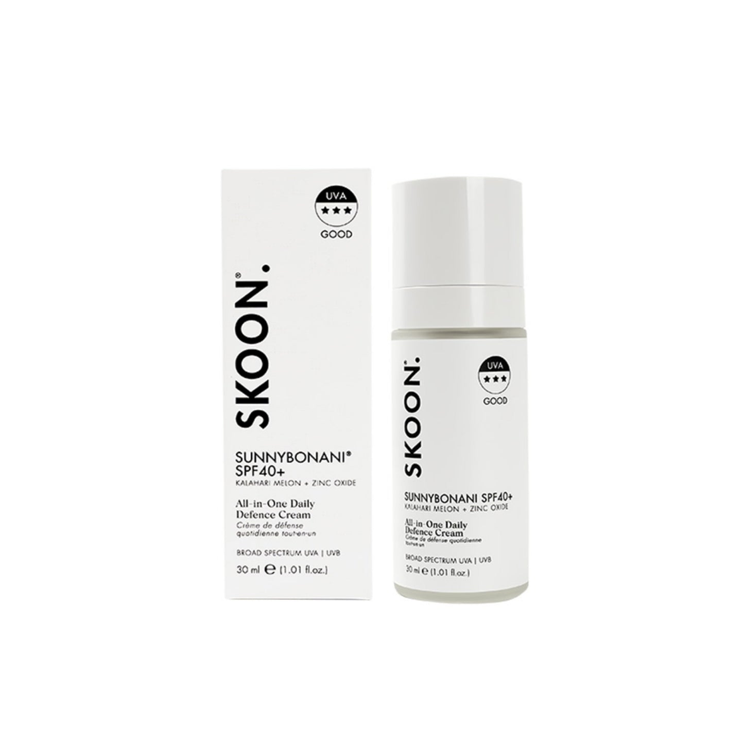 SKOON Sunnybonani SPF40+ All-In-One Daily Defence Cream 30ml