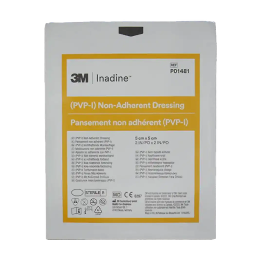 Inadine Pvp-i Non Adherent Dressing 9.5cm X 9.5cm