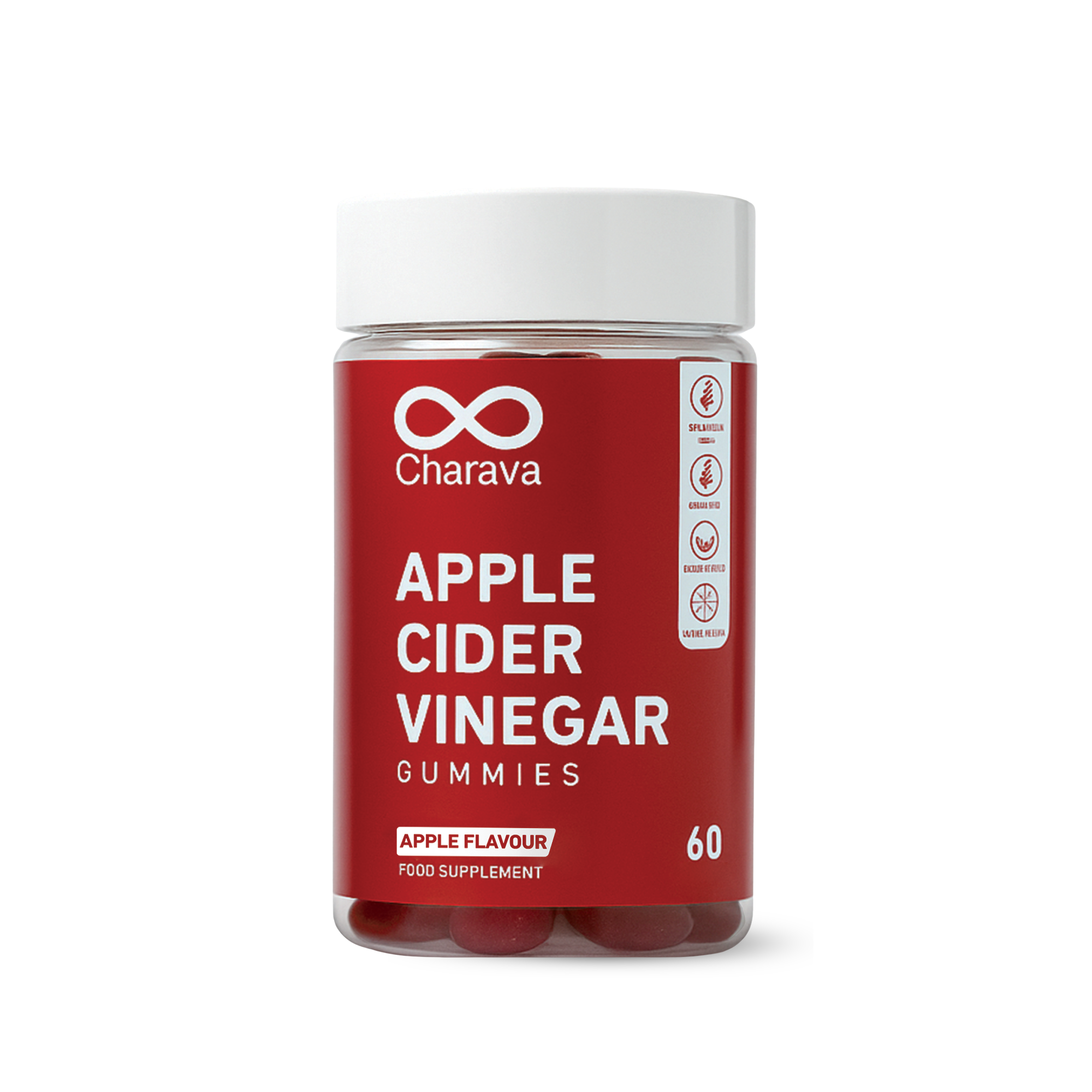 Charava Apple Cider Vinegar Gummies 60s
