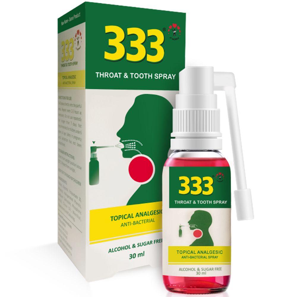 333 Throat & Tooth Spray 50ml