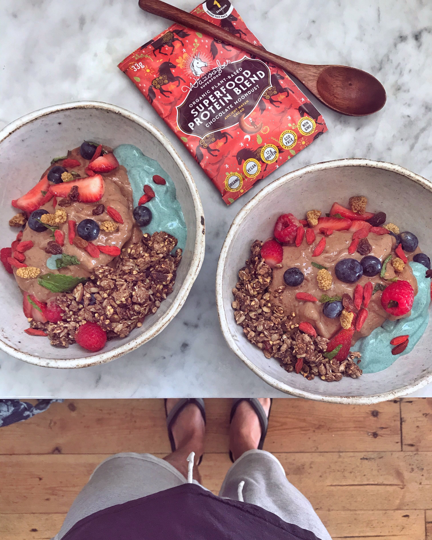 Wazoogles Chocolate Moondust Superfood Protein Blend