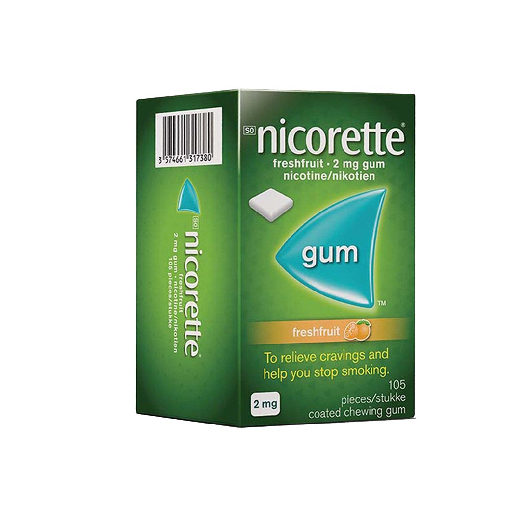 Nicorette 2mg Coated Gum Assorted 105's