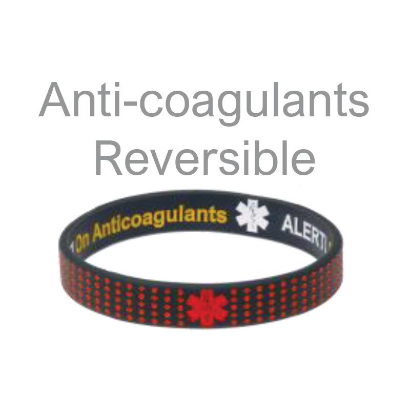 Mediband Anti-Coagulants Reversible Black L