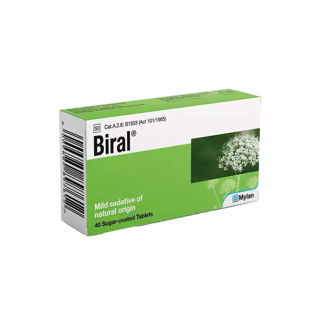 Biral Mild Tranquillizer Tablets 40's