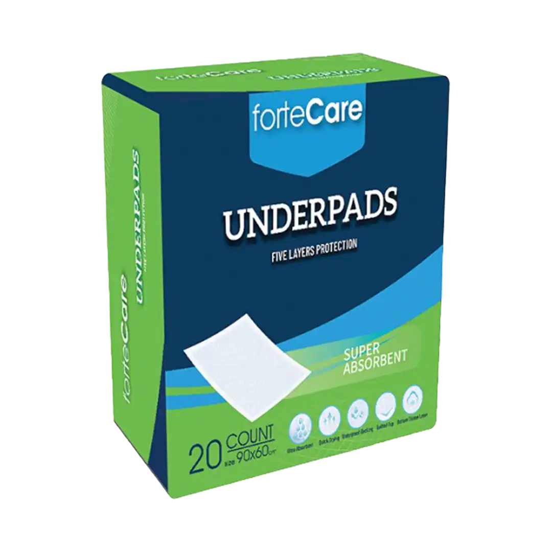 Forte Care Under pads 60x90 5 layer 20 per pack