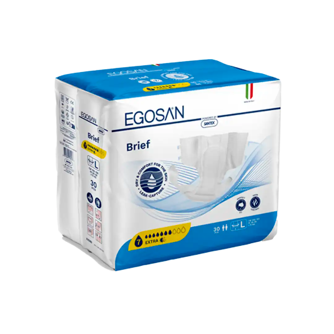 EGOSAN Extra Adult Diaper All-in-one Brief 30's Assorted