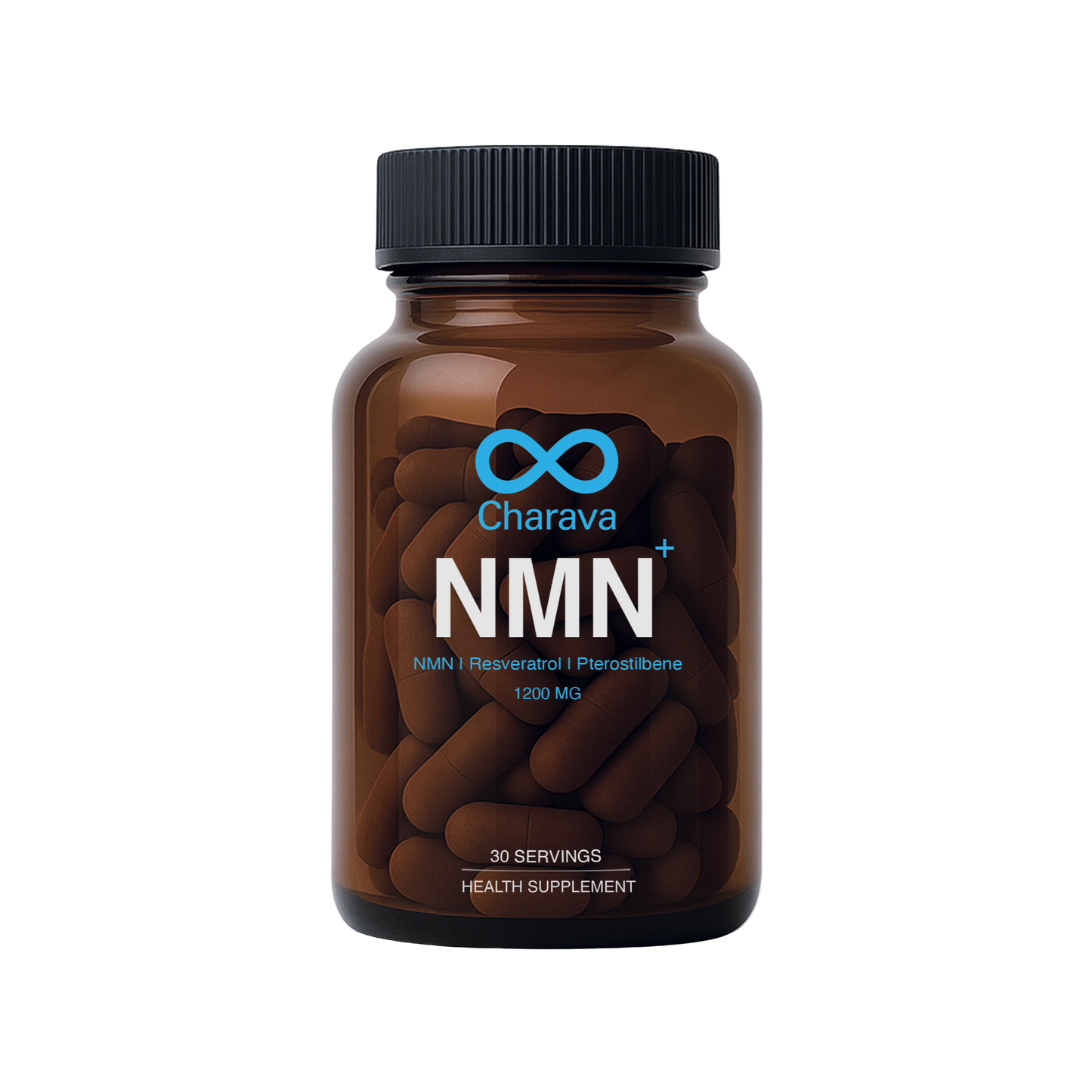 Charava NMN+ Resveratrol Pterstilbene 1200mg 60s