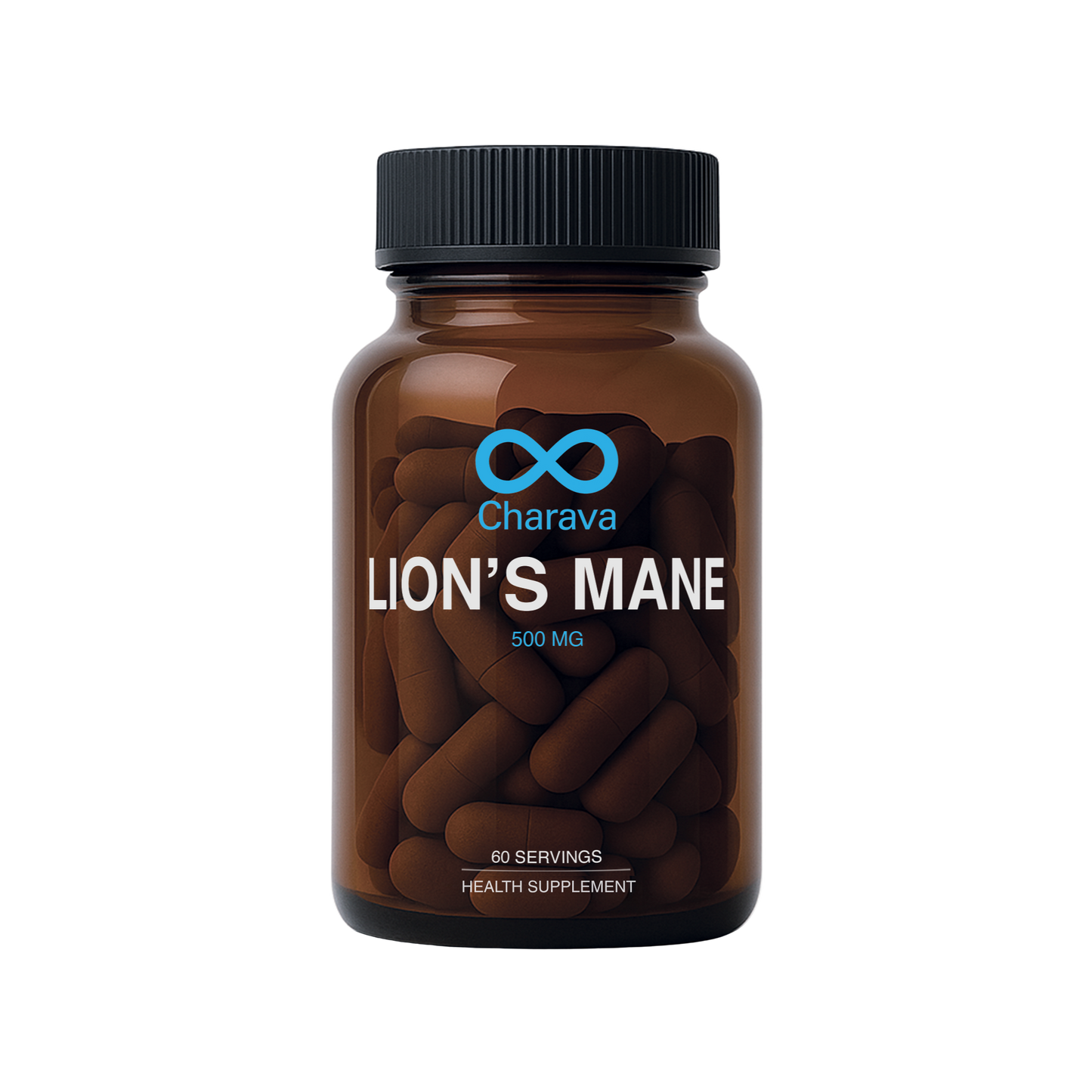 Charava Lion's Mane Capsules 500mg 60s