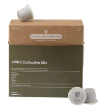 4WKS Collective Mix Compostable Coffee Pods 50 Pack