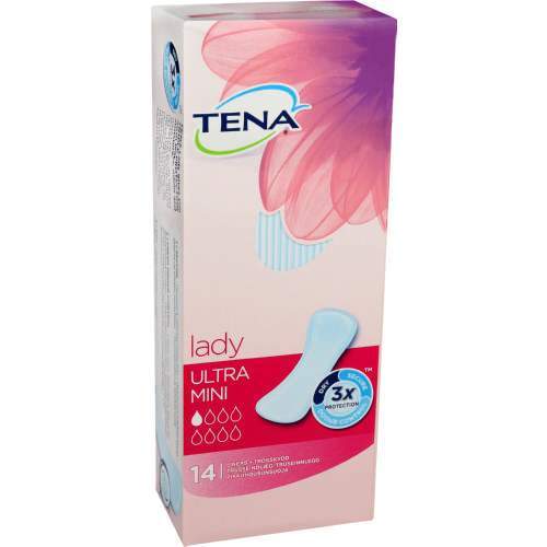 Tena Lady Ultra Mini Incontinence Liners 14's