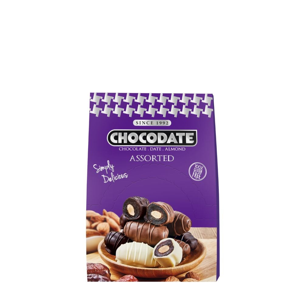 Chocodate Date Assorted Chocolate Covered 33g