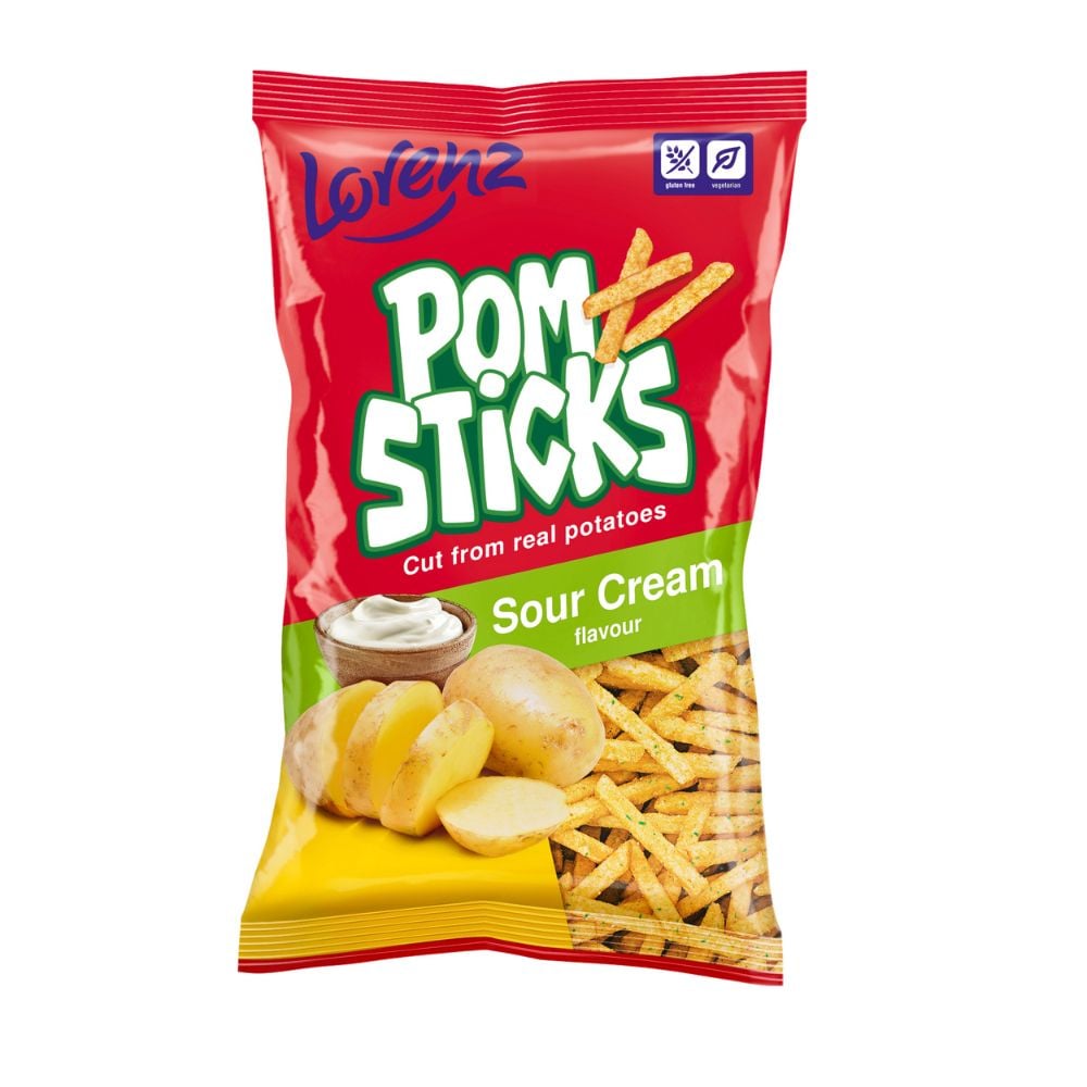 Lorenz Naturals Pomsticks Sour Cream 85g