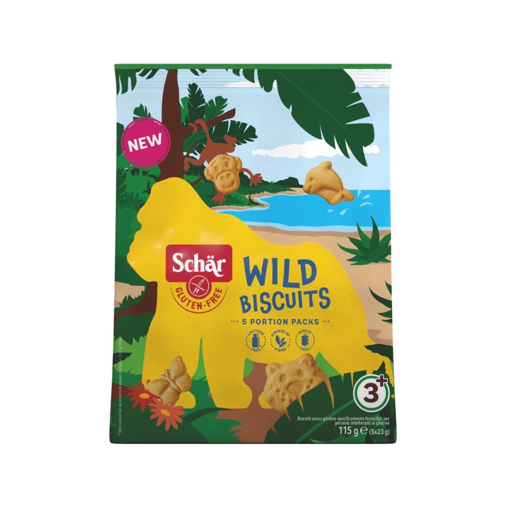 Schar Wild Biscuits Gluten Free (5 x 23g)