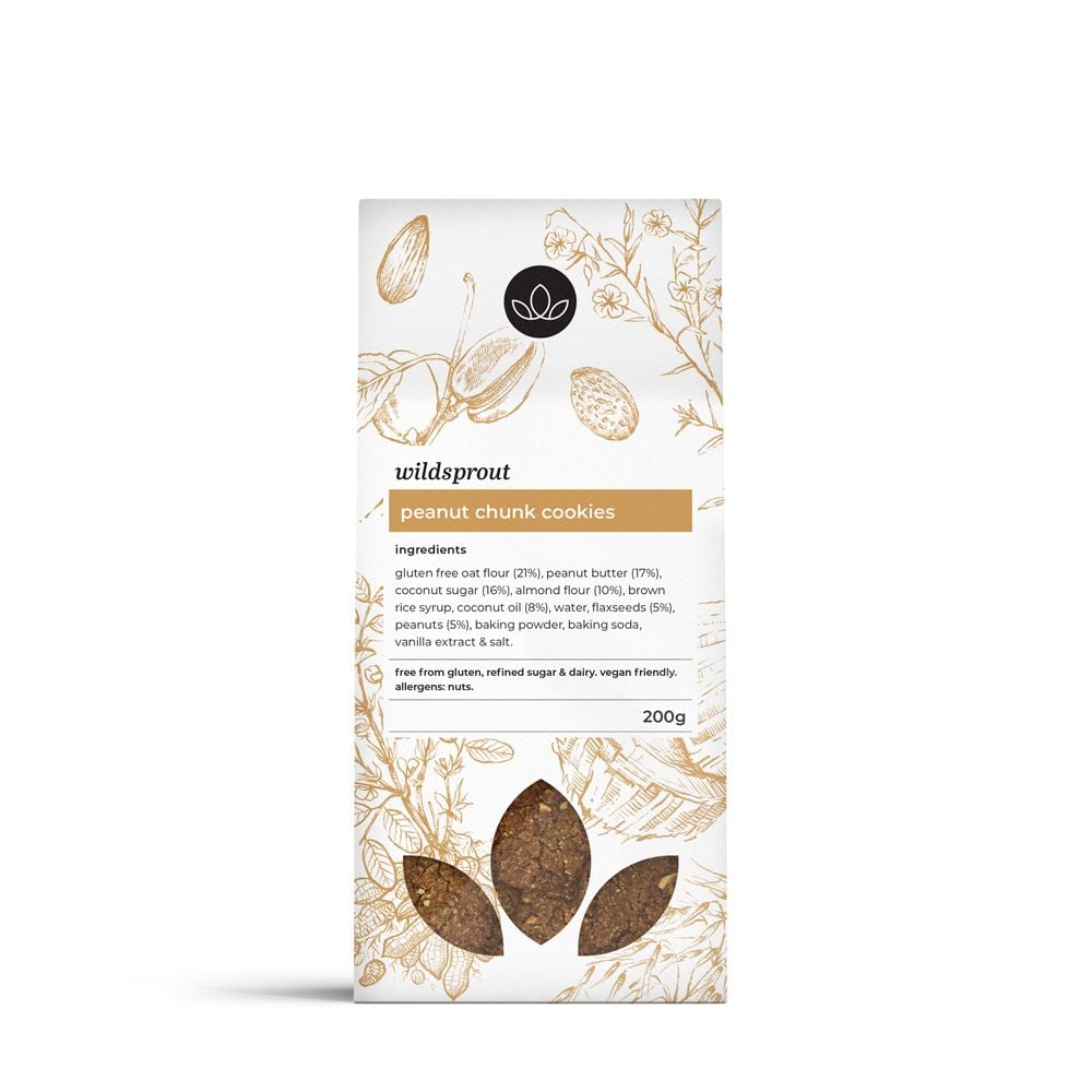 Wildsprout Cookies Peanut Chunk 200g
