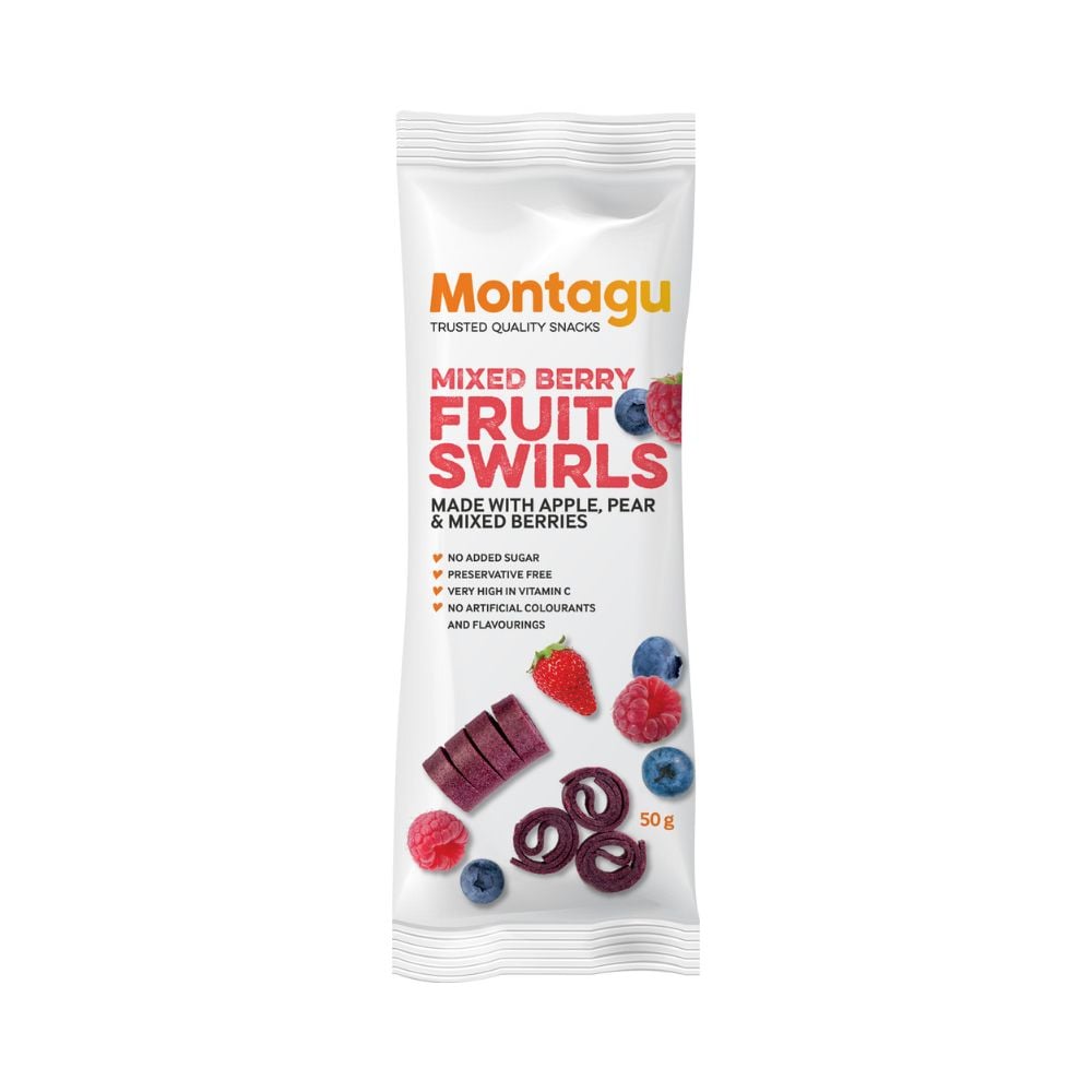 Montagu Fruit Swirls Mixed Berry 50g