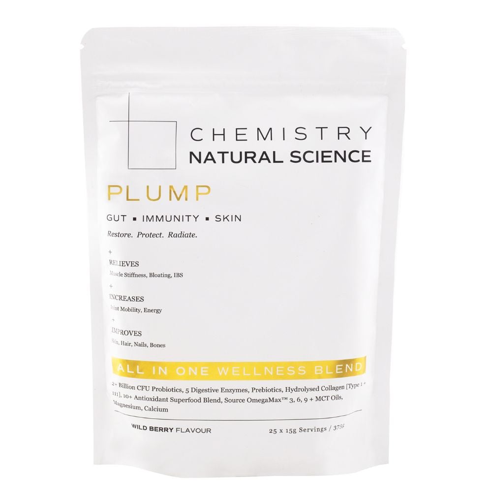 Chemistry Natural Science Plump Gut Immunity Skin Wellness Blend 375g