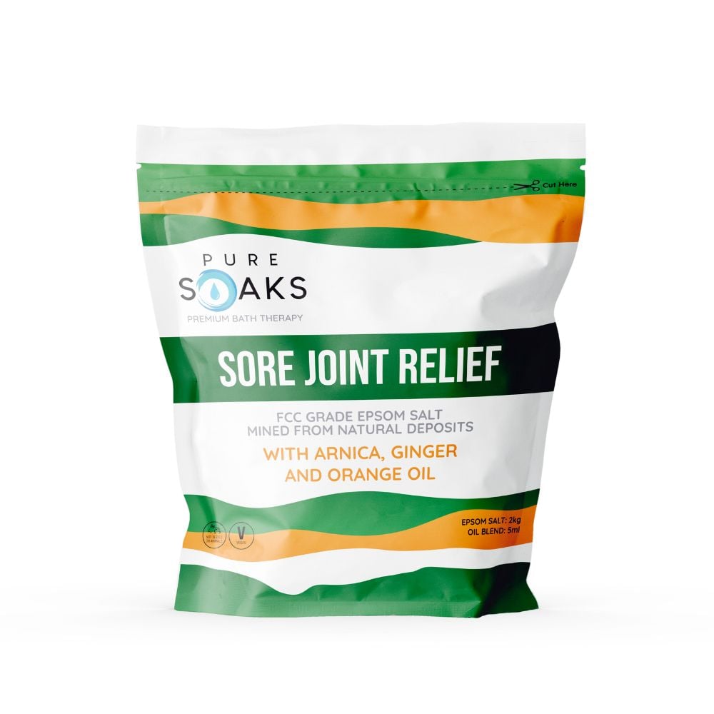 Pure Soaks Epsom Salt Sore Joint Relief 2kg
