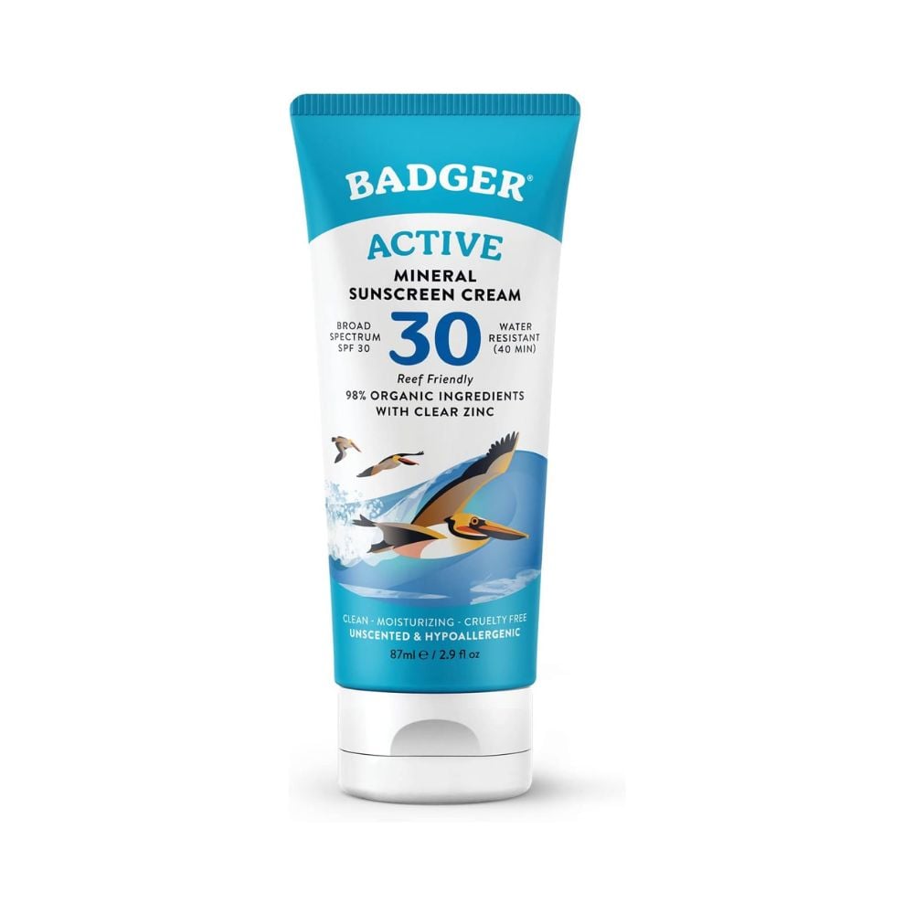 Badger Active Mineral Sunscreen Cream SPF 30 86ml