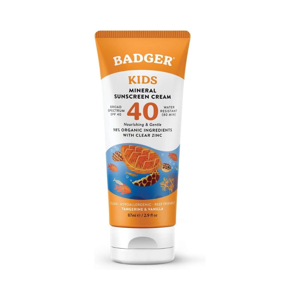 Badger Kids Mineral Sunscreen Cream SPF 40 86ml
