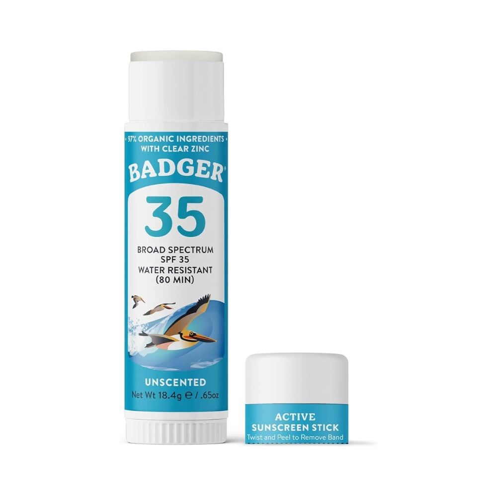 Badger Active Mineral Face Stick SPF 35 19ml
