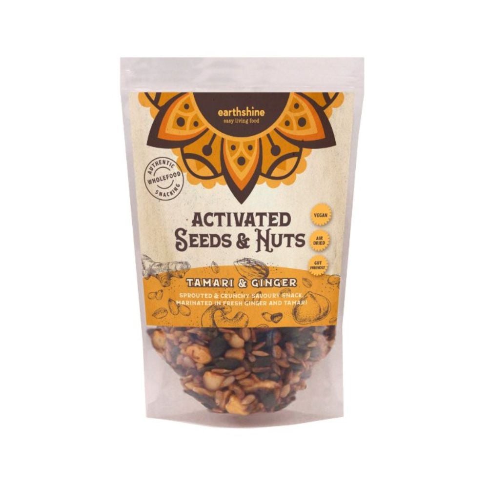 Earthshine Activated Seeds & Nuts Tamari & Ginger 180g