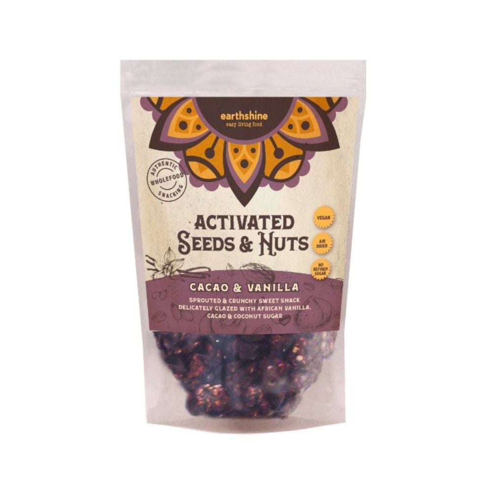 Earthshine Activated Seeds & Nuts Cacao & Vanilla 165g