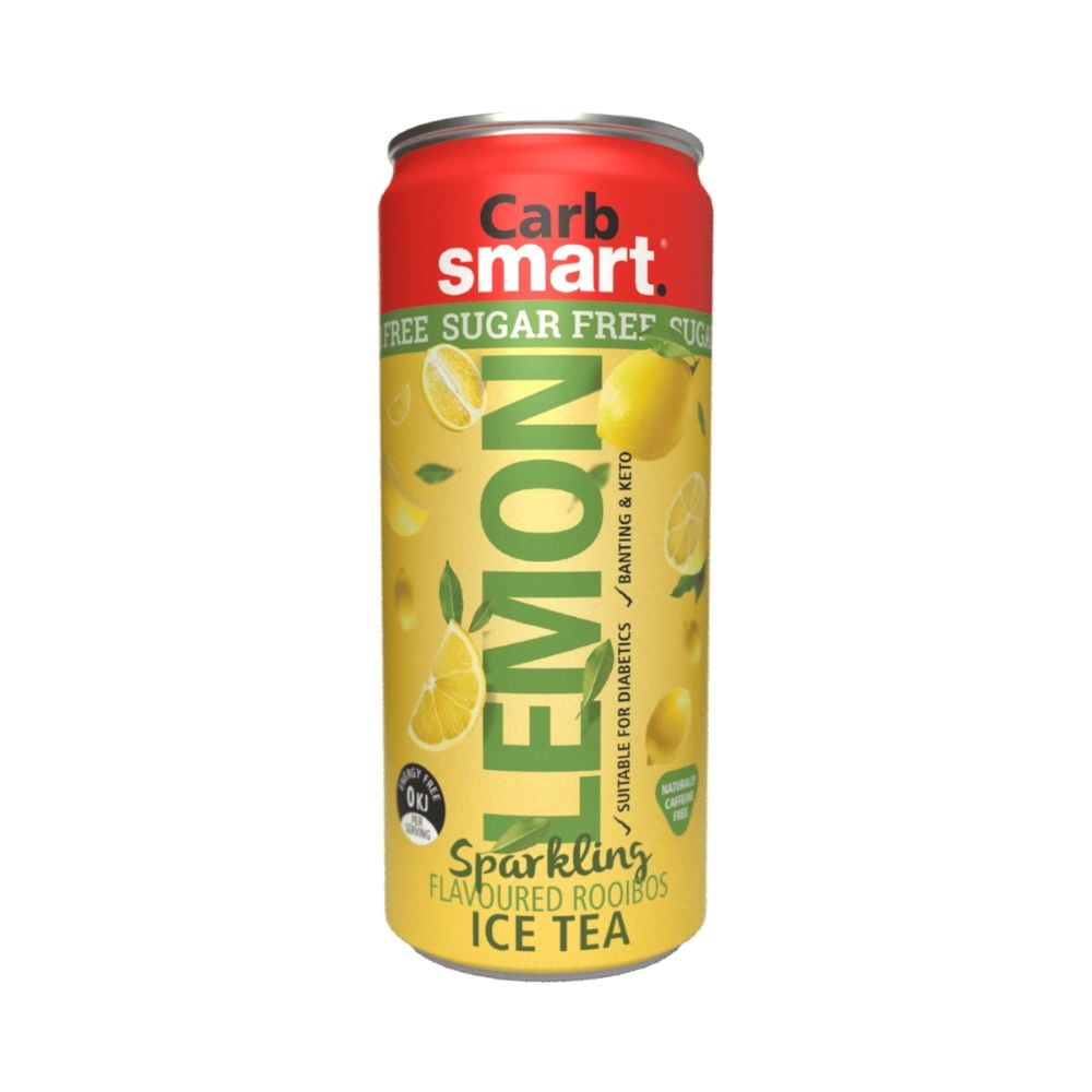 Carbsmart Sparkling Rooibos Ice Tea Lemon 300ml