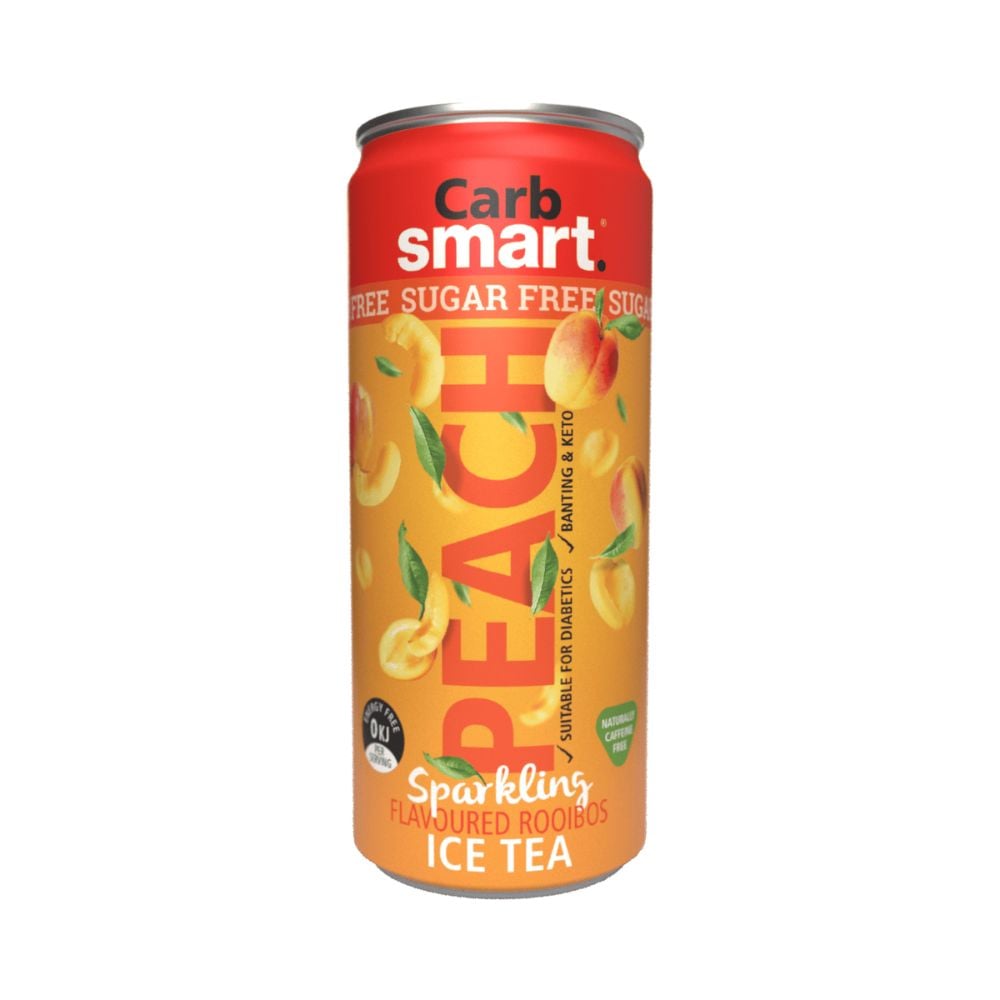 Carbsmart Sparkling Rooibos Ice Tea Peach 300ml