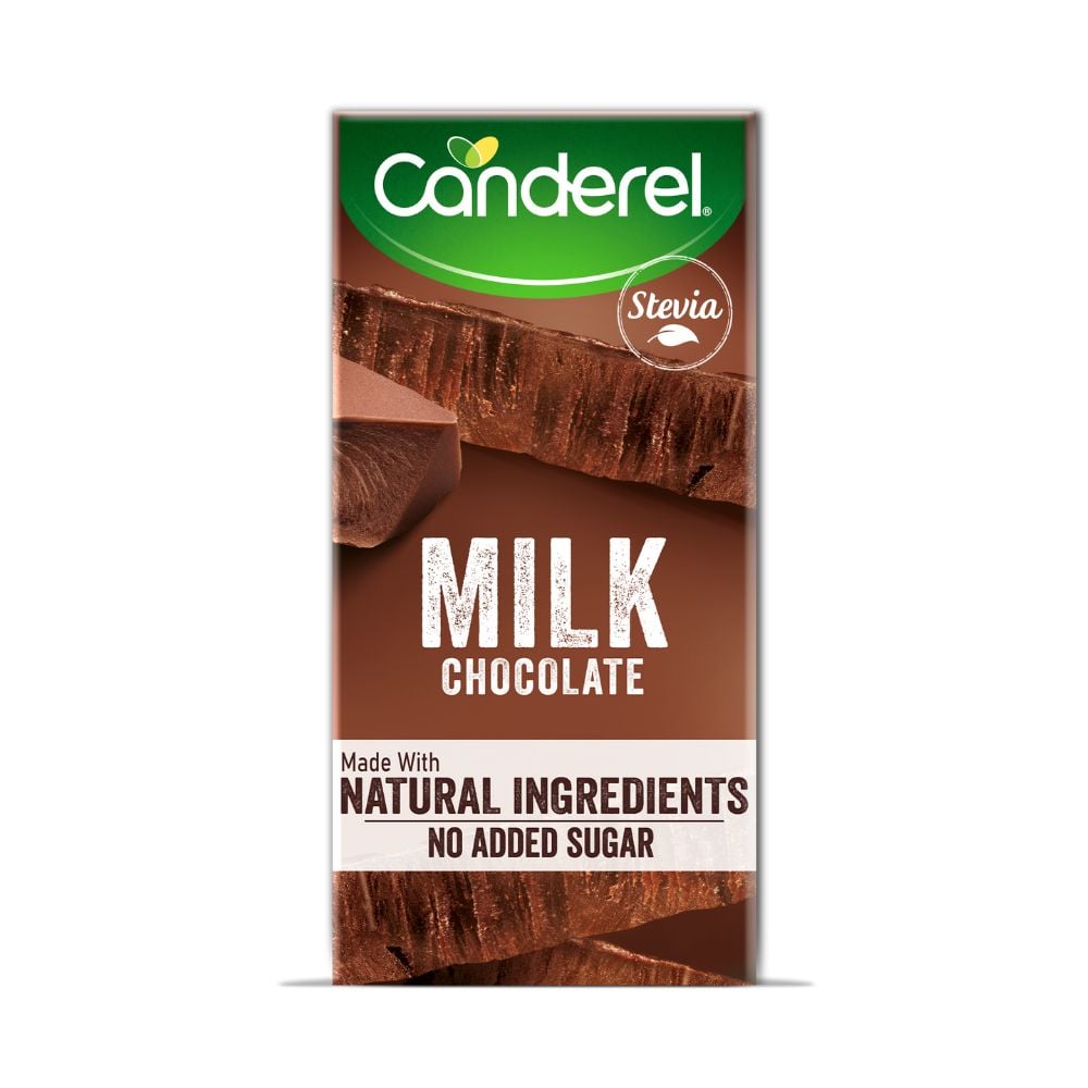 Canderel Milk Chocolate Slab 75g