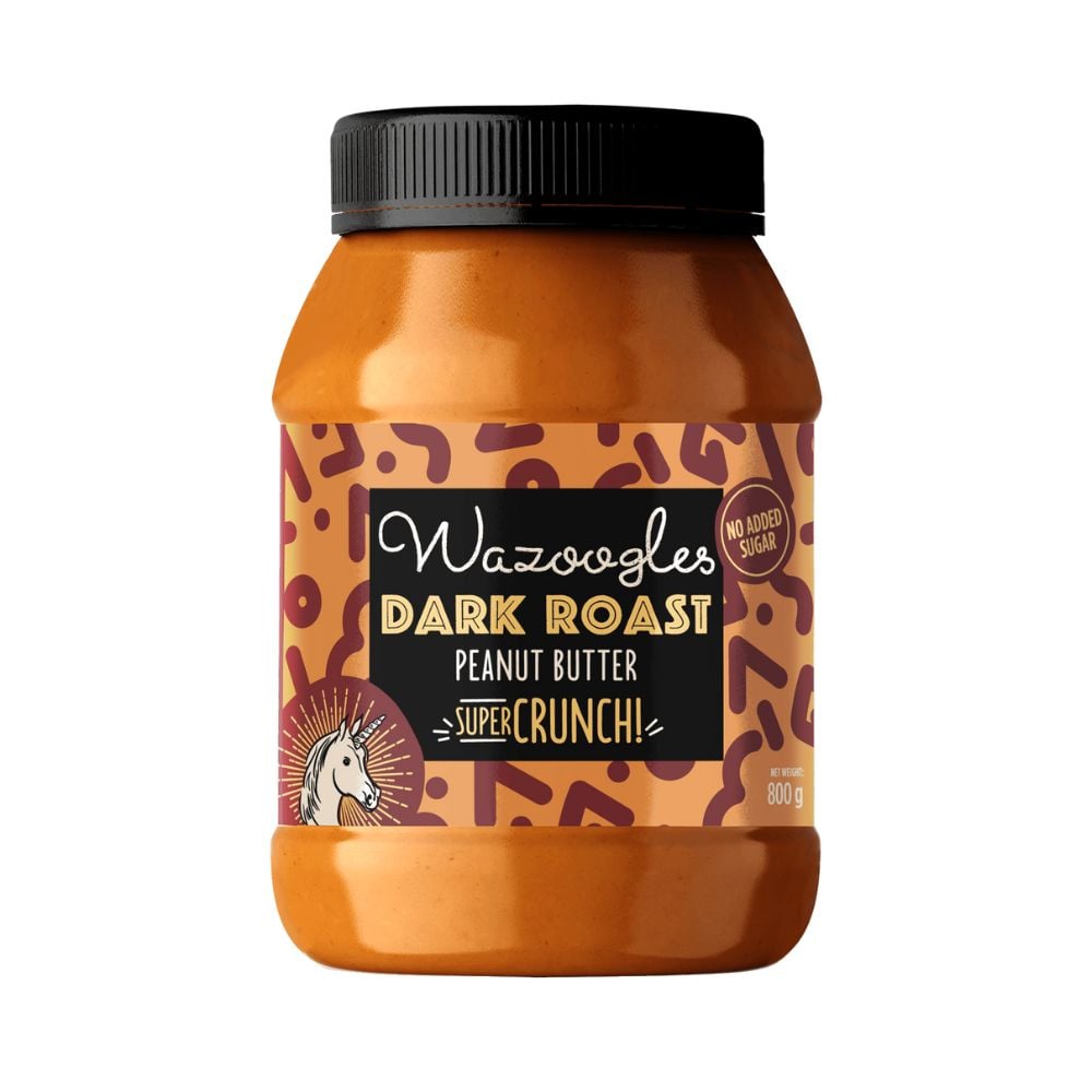 Wazoogles Peanut Butter Dark Roast Crunch 800g